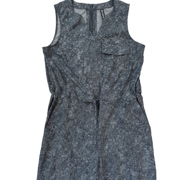 Athleta Topanga Printed Jumpsuit Viper Black Size Small - Picture 6 of 14